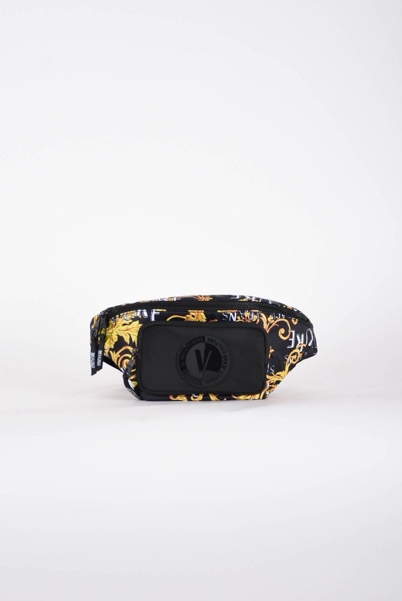 VERSACE JEANS COUTURE Marsupio stampa barocca