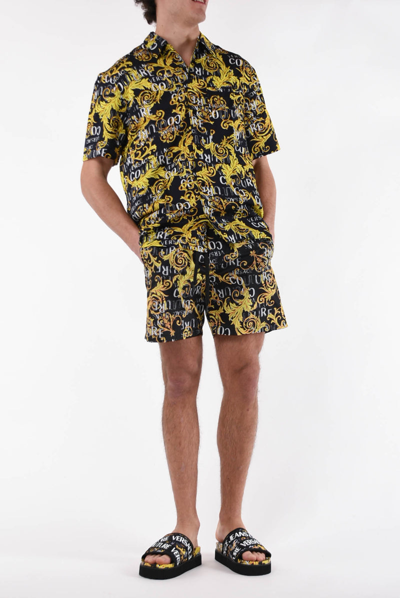 VERSACE JEANS COUTURE Camicia stampa barocca