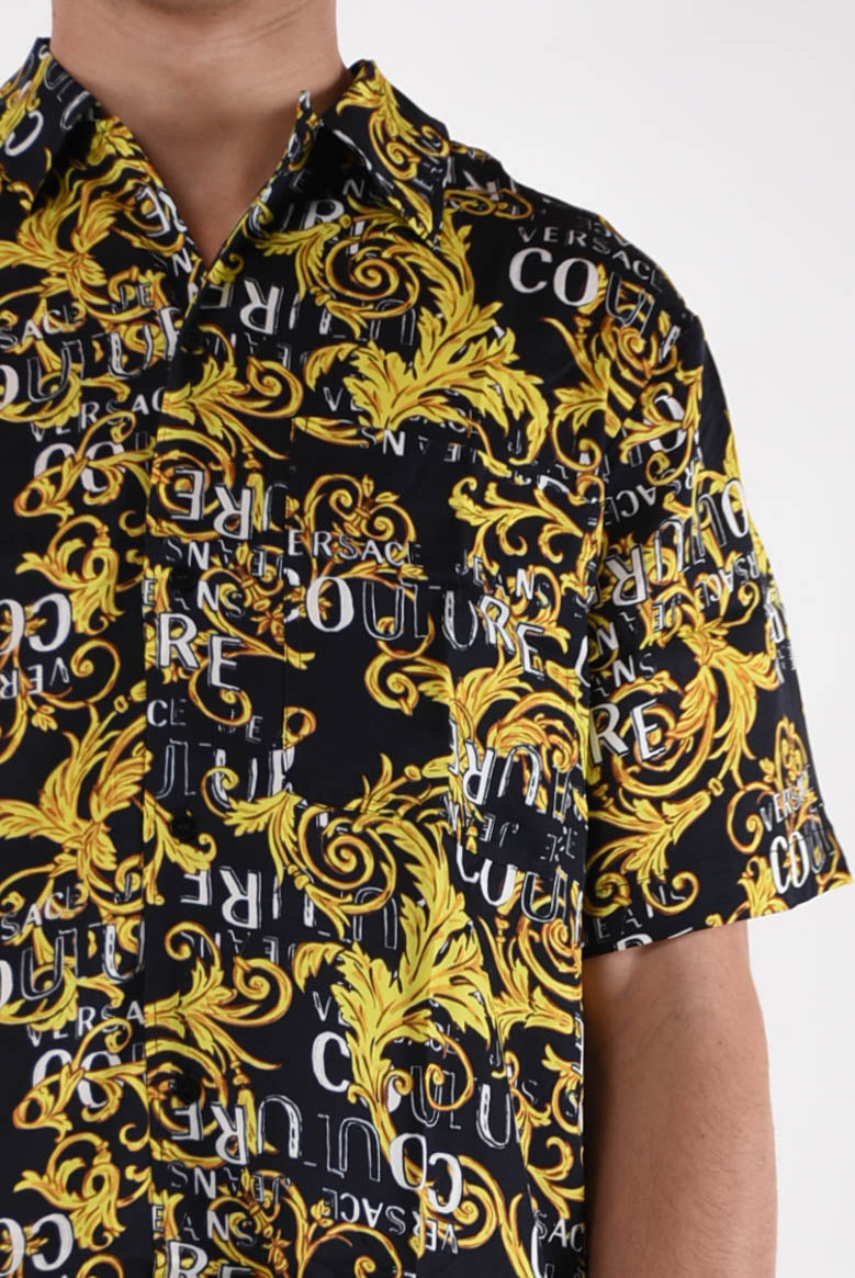 VERSACE JEANS COUTURE Camicia stampa barocca