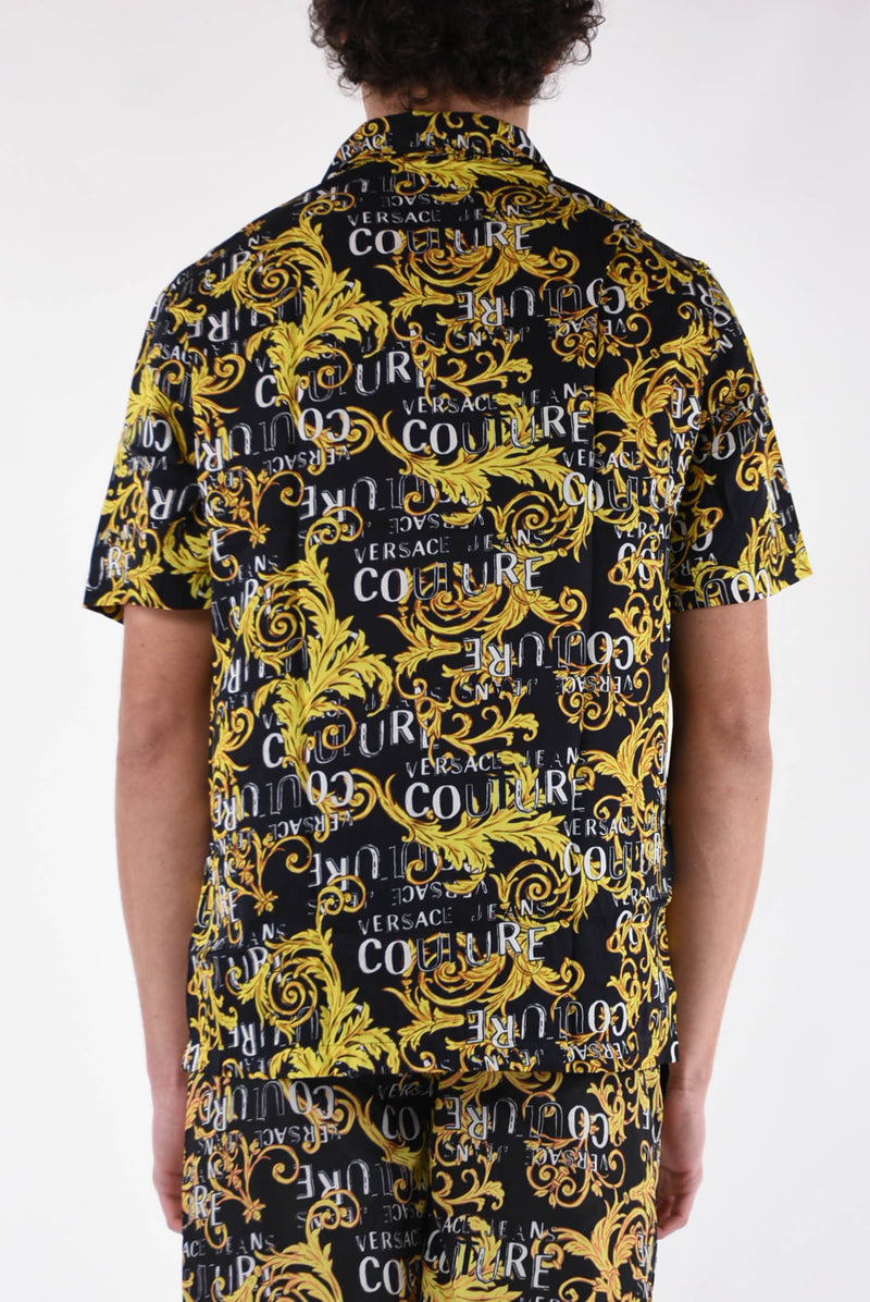 VERSACE JEANS COUTURE Camicia stampa barocca