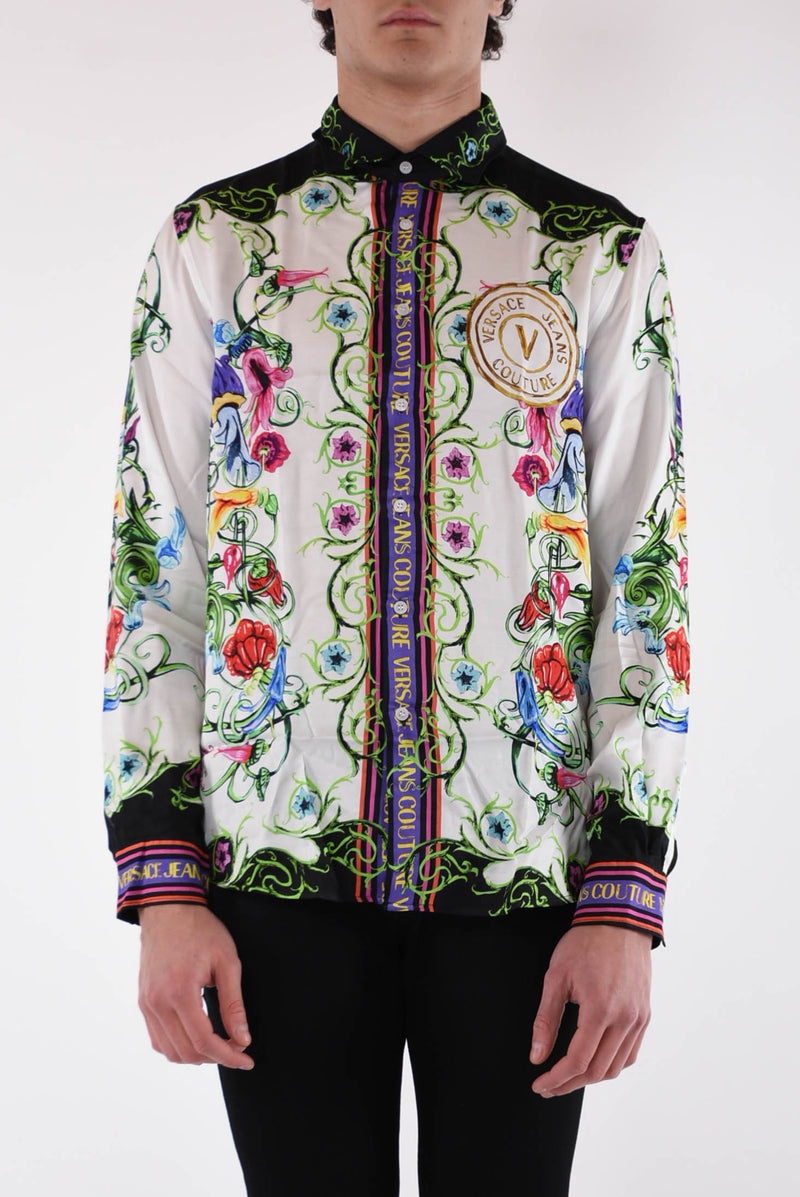 VERSACE JEANS COUTURE Camicia stampa floreale