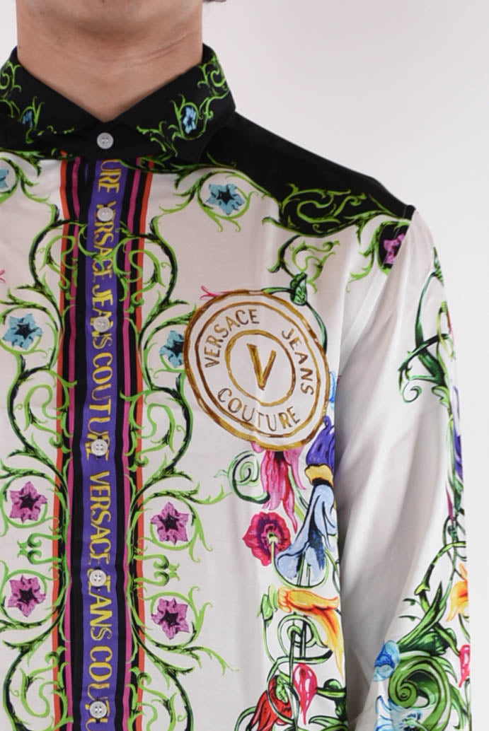 VERSACE JEANS COUTURE Camicia stampa floreale
