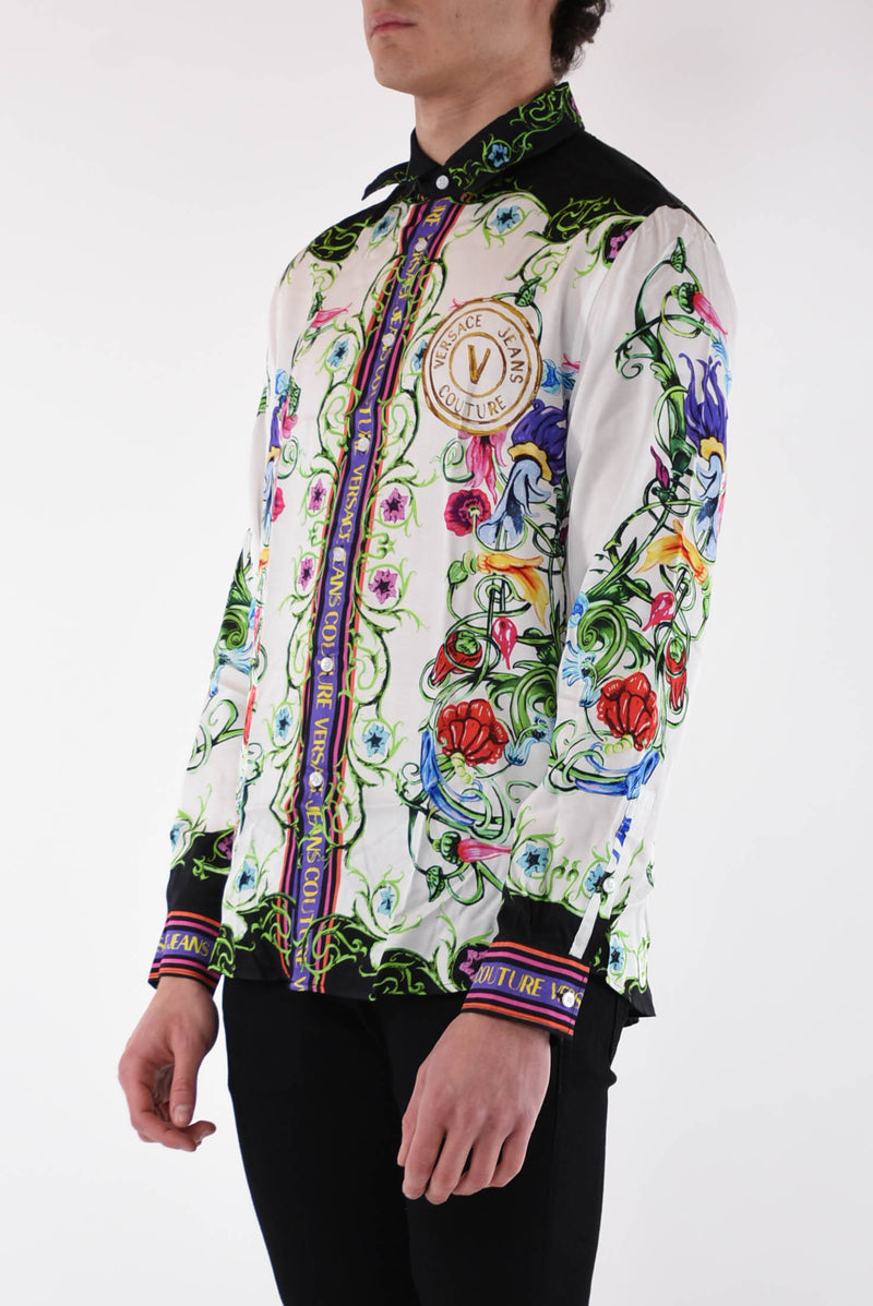 VERSACE JEANS COUTURE Camicia stampa floreale