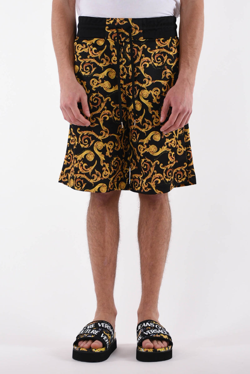 VERSACE JEANS COUTURE Bermuda stampa barocca