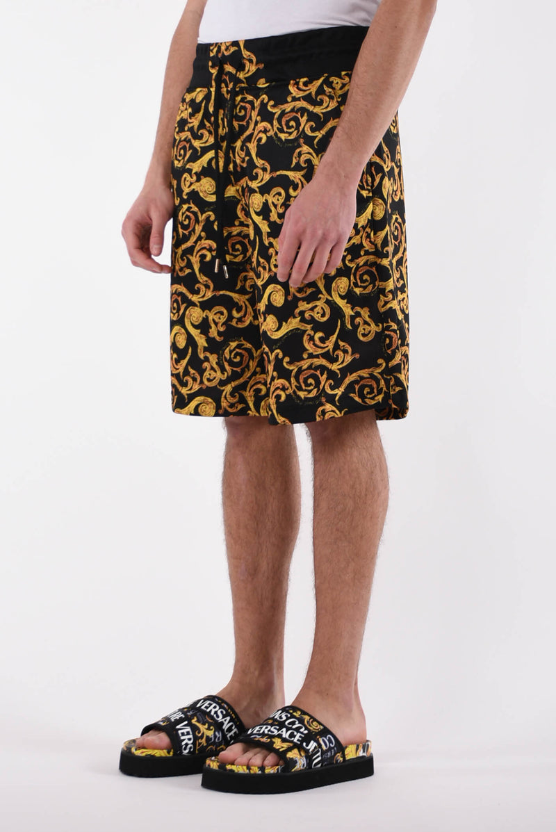 VERSACE JEANS COUTURE Bermuda stampa barocca