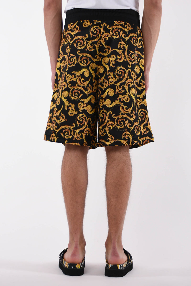 VERSACE JEANS COUTURE Bermuda stampa barocca