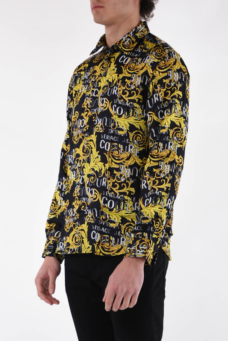 VERSACE JEANS COUTURE Camicia stampa barocca
