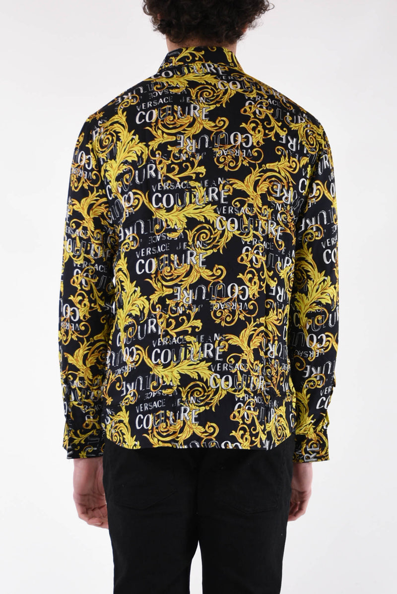 VERSACE JEANS COUTURE Camicia stampa barocca