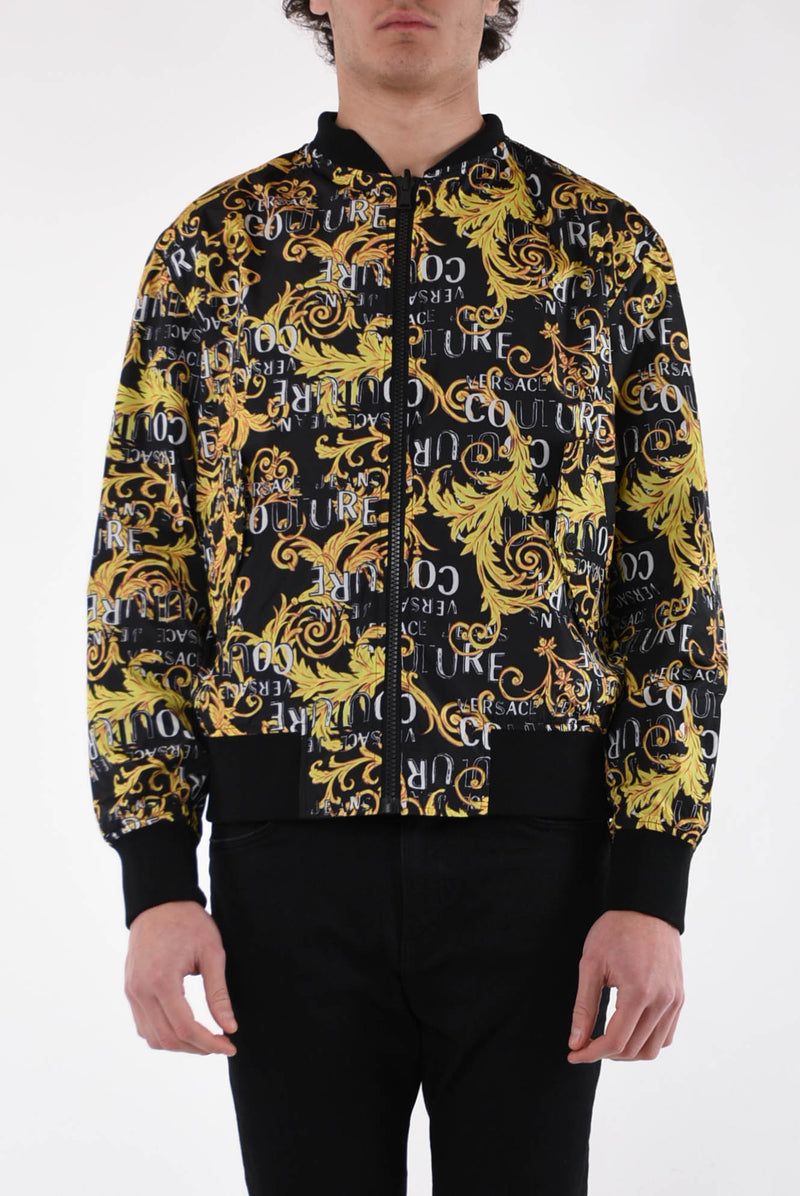 VERSACE JEANS COUTURE Giubbino stampa barocca