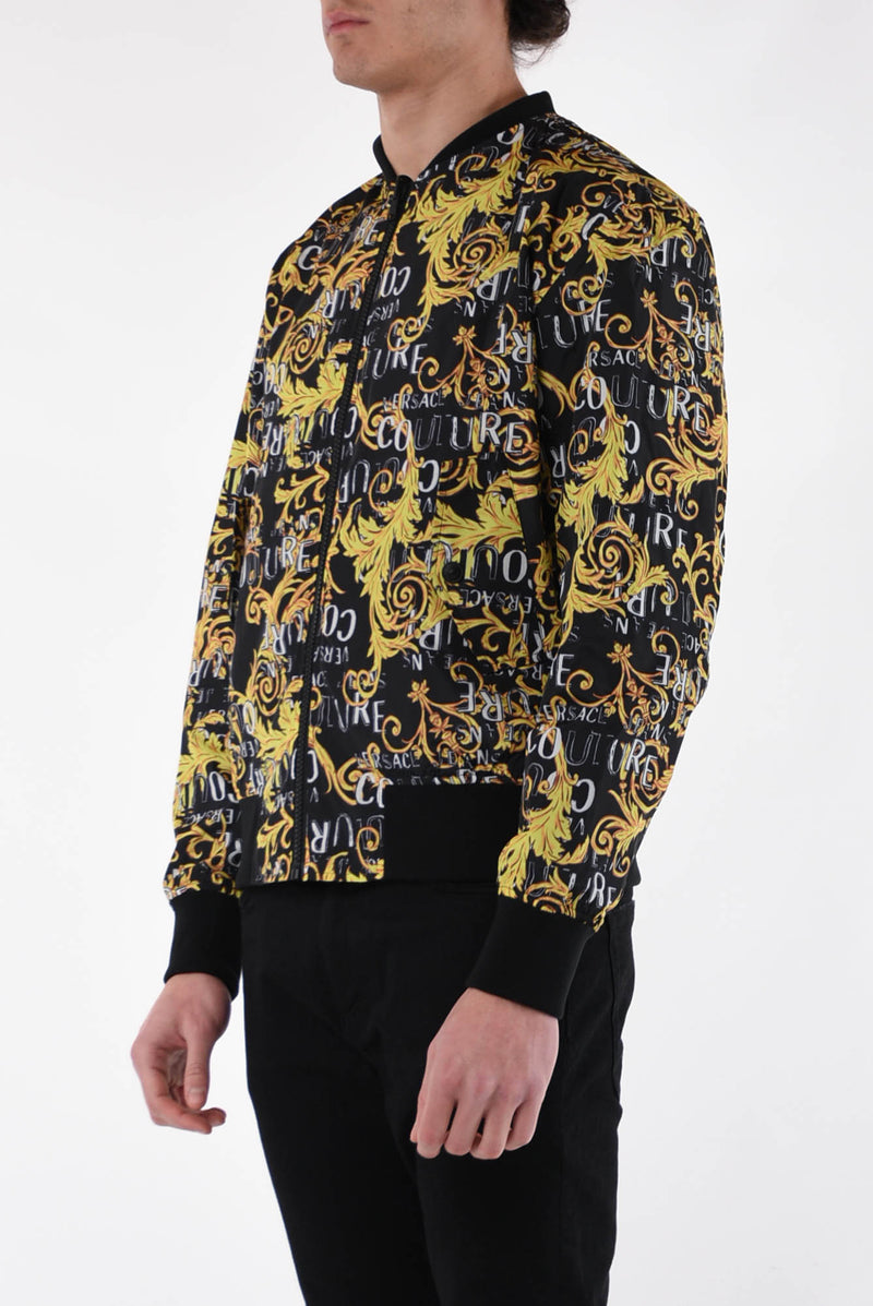 VERSACE JEANS COUTURE Giubbino stampa barocca