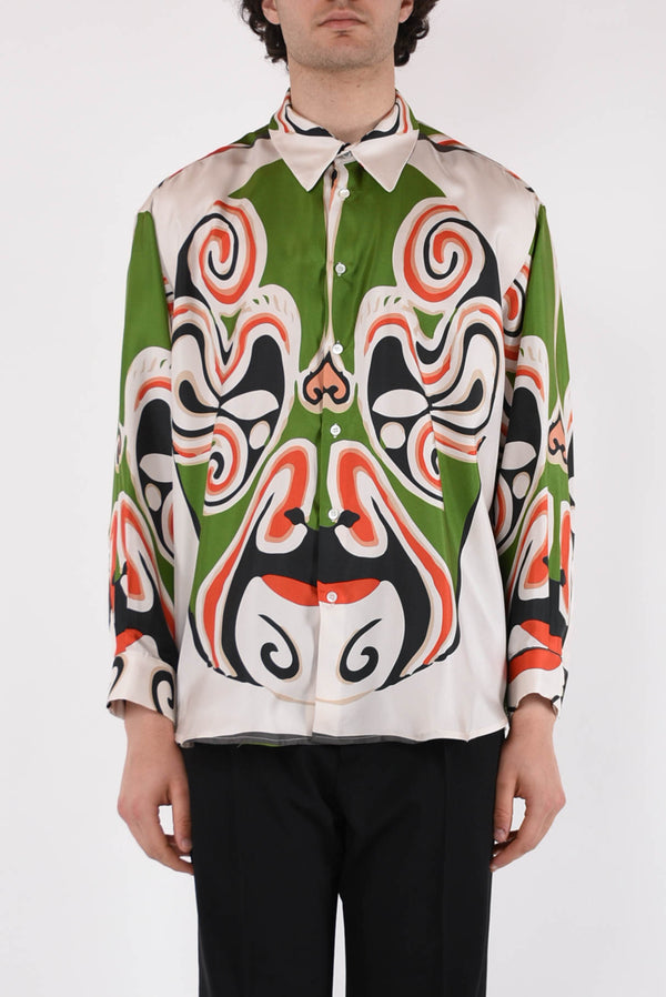 ACT N 1 Camicia fantasia in seta