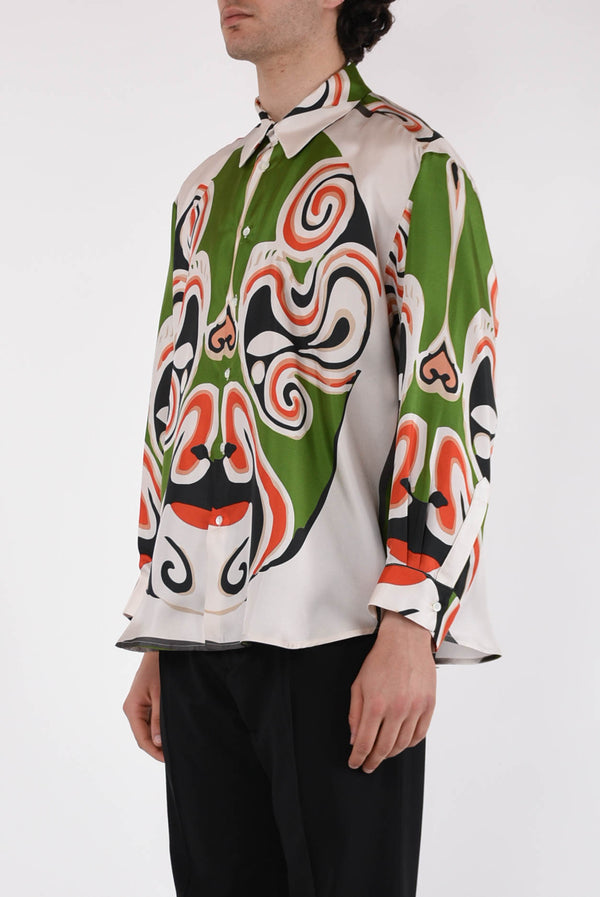 ACT N 1 Camicia fantasia in seta
