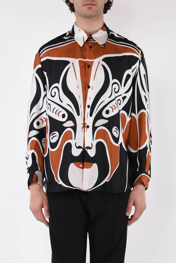 ACT N 1 Camicia fantasia in seta