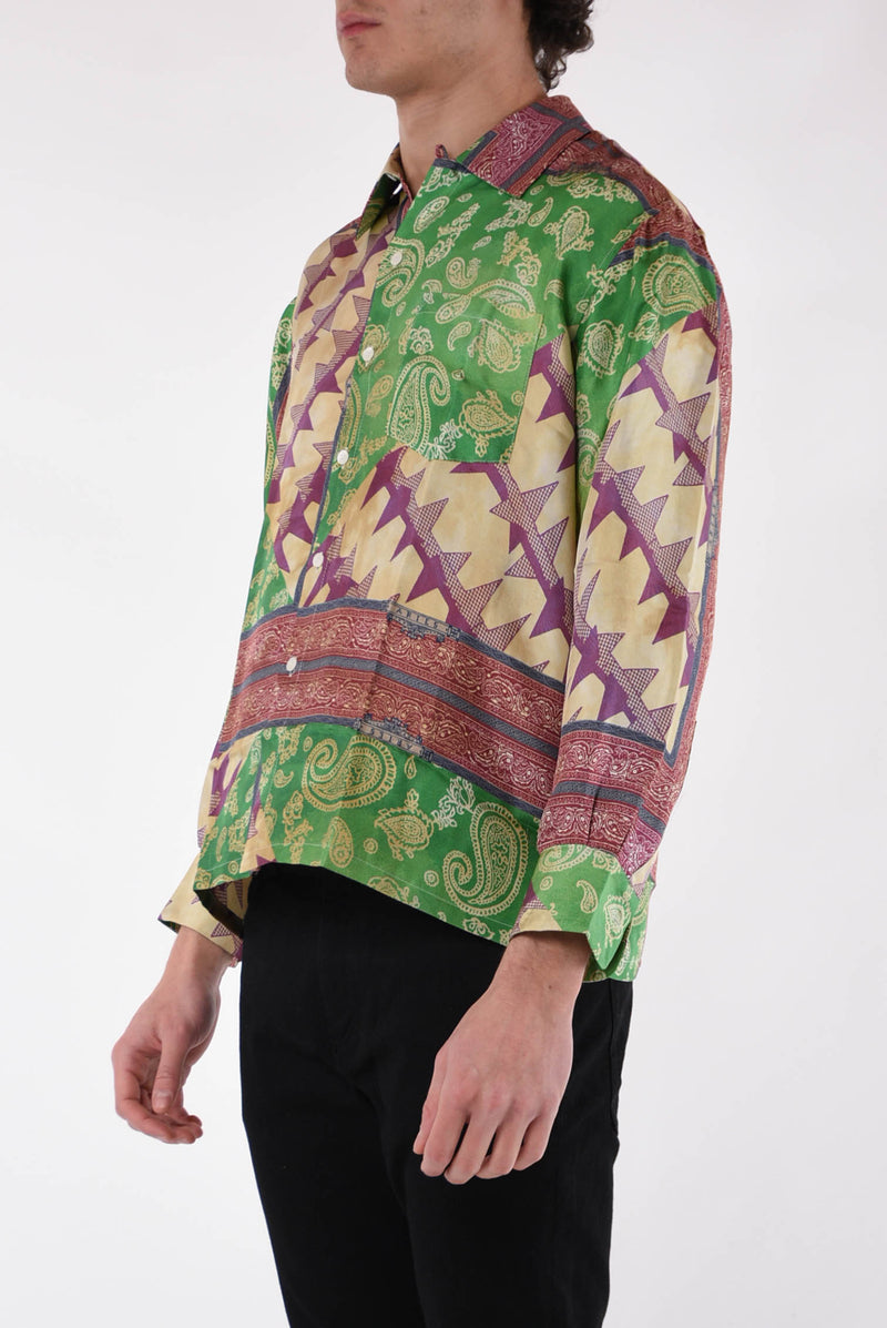 ARIES Camicia scarf print