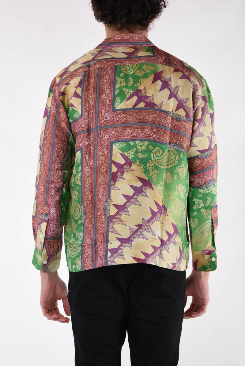 ARIES Camicia scarf print