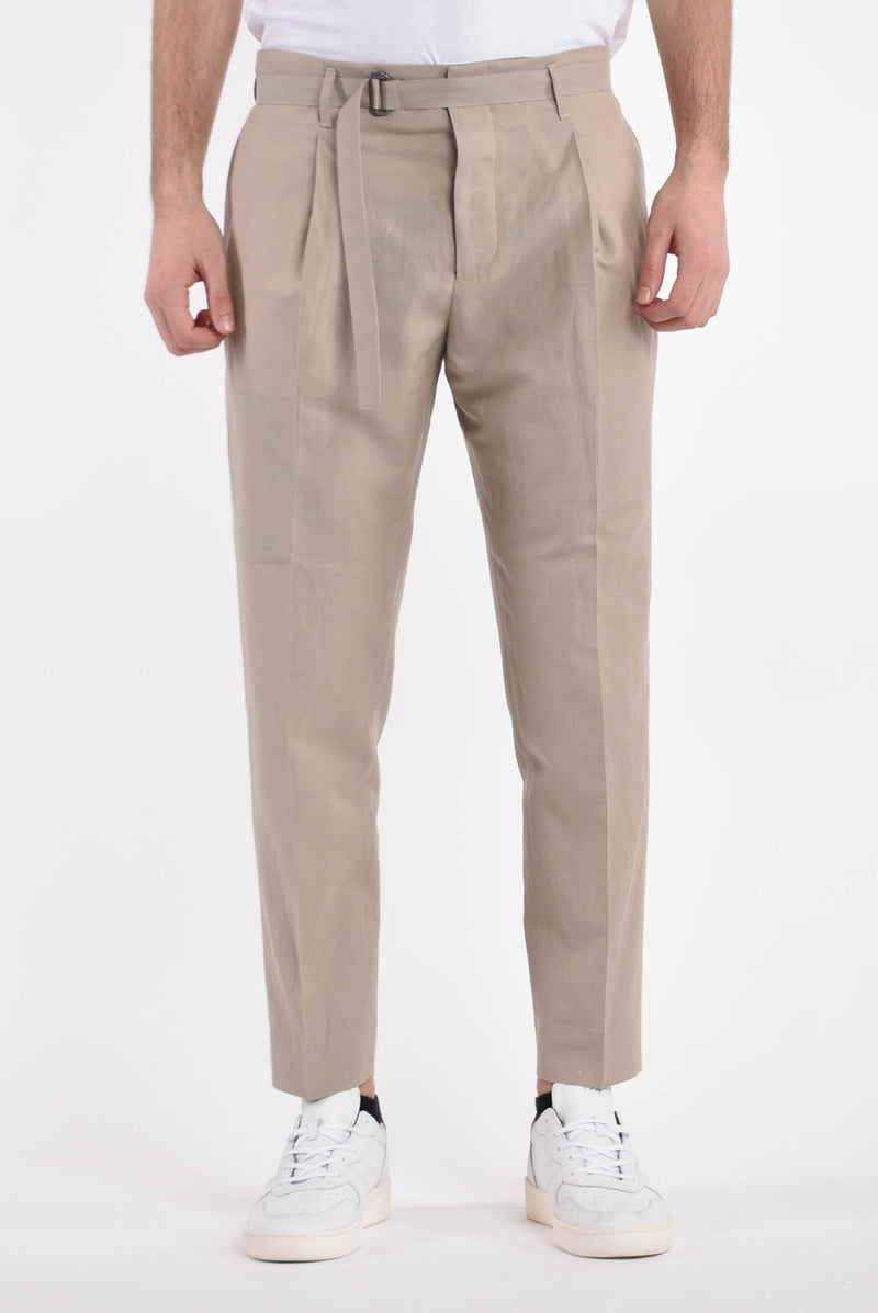 BEABLE CONCEPT Pantaloni andy in misto lino