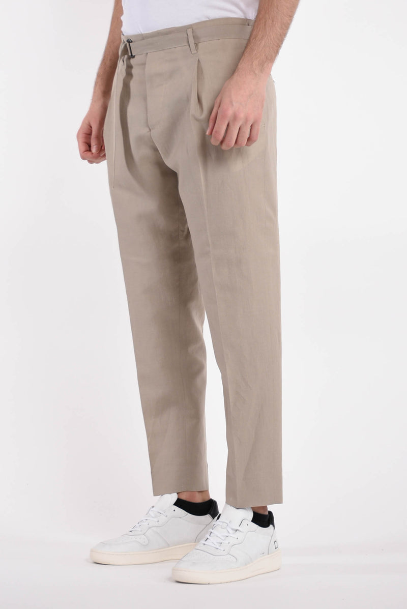 BEABLE CONCEPT Pantaloni andy in misto lino