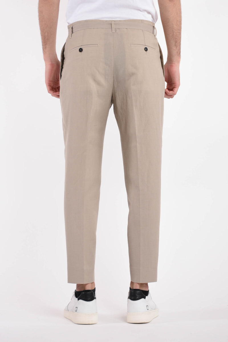 BEABLE CONCEPT Pantaloni andy in misto lino