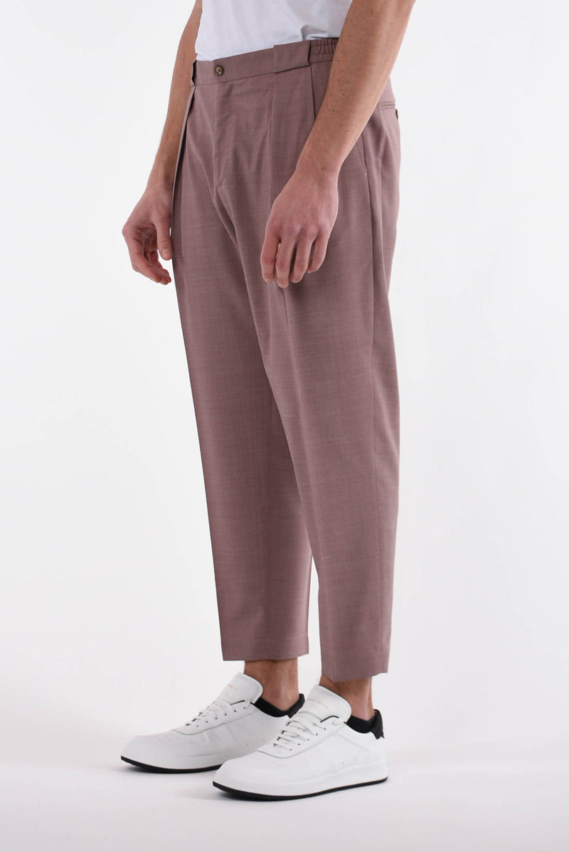 BRIGLIA 1949 Pantaloni portobello in fresco lana