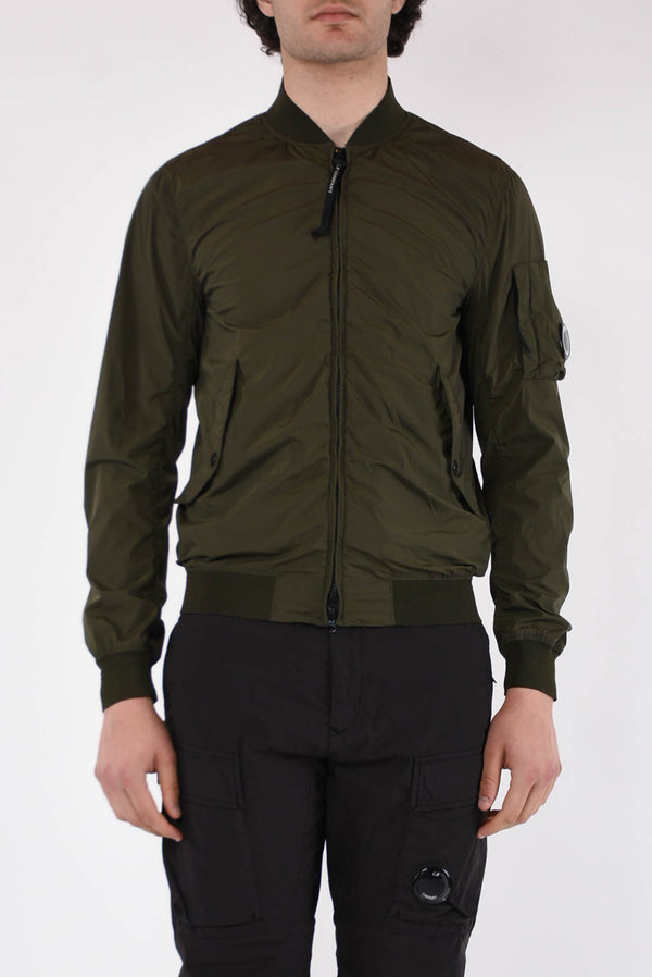 C.P. COMPANY Giubbino con logo in nylon