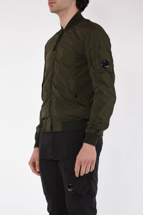 C.P. COMPANY Giubbino con logo in nylon