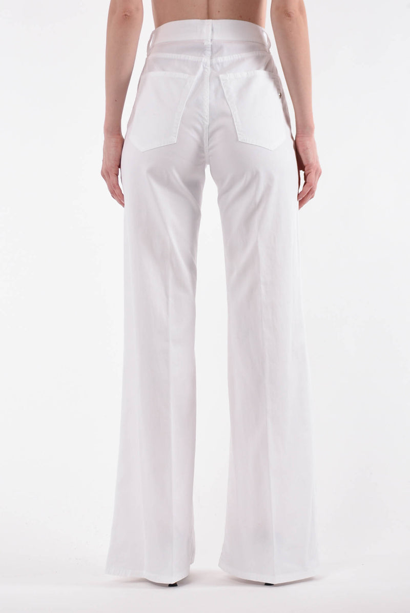 DONDUP pantaloni a zampa modello amber