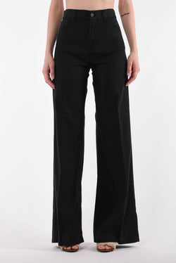 DONDUP pantaloni a zampa modello amber