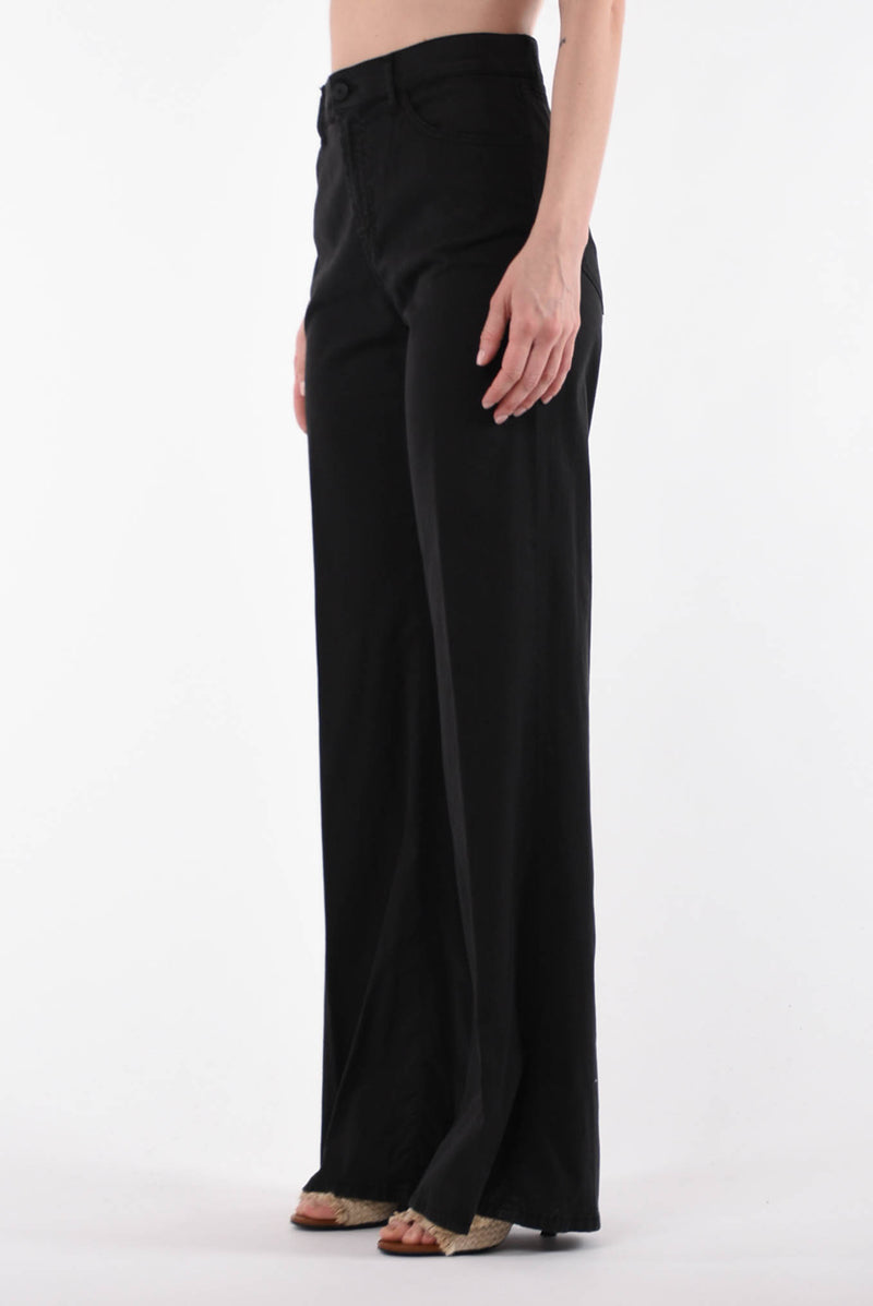 DONDUP pantaloni a zampa modello amber