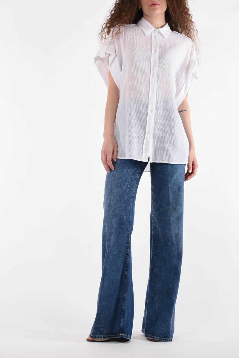 DONDUP jeans a gamba ampia modello amber