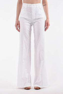 DONDUP pantaloni a zampa modello amber