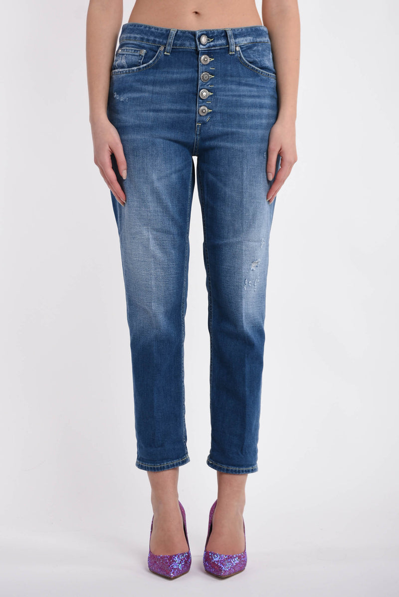 DONDUP jeans boyfriend modello koons gioiello
