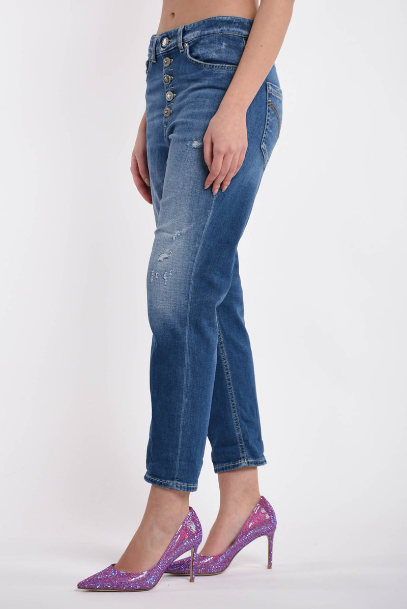 DONDUP jeans boyfriend modello koons gioiello