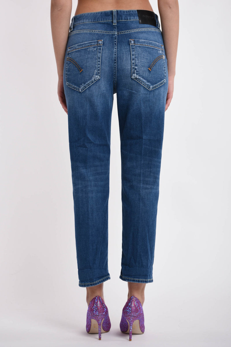 DONDUP jeans boyfriend modello koons gioiello