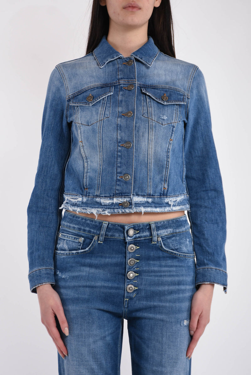 DONDUP giubbino slim in denim