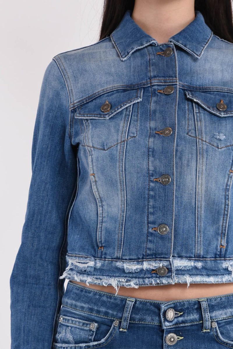 DONDUP giubbino slim in denim