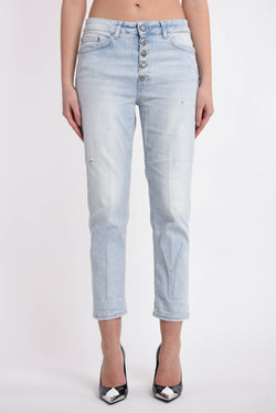 DONDUP jeans boyfriend modello koons gioiello