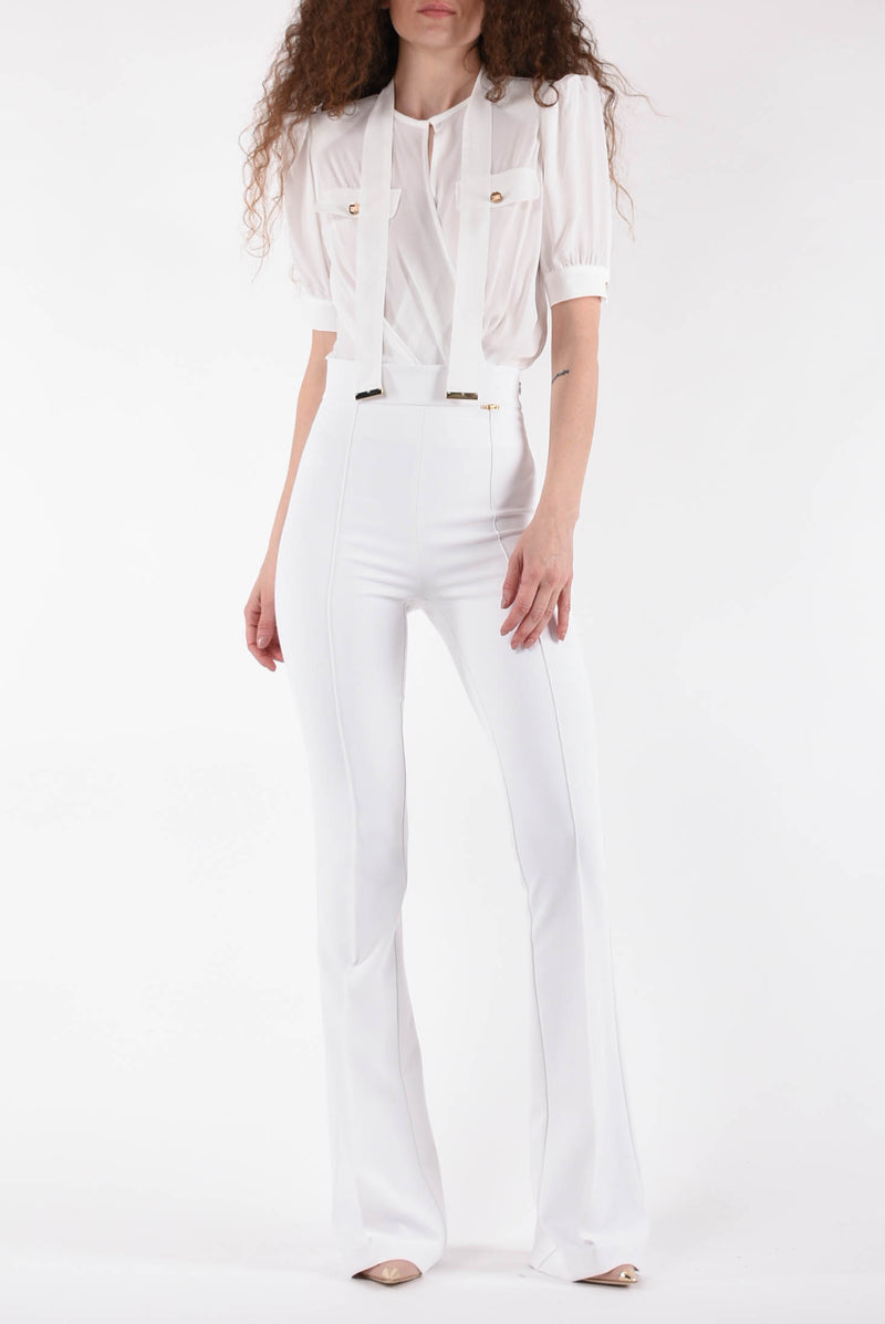 ELISABETTA FRANCHI pantaloni a zampa