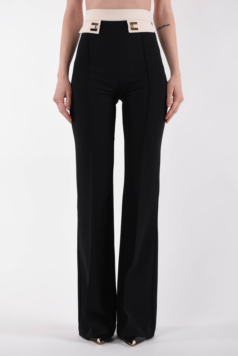 ELISABETTA FRANCHI pantaloni a palazzo