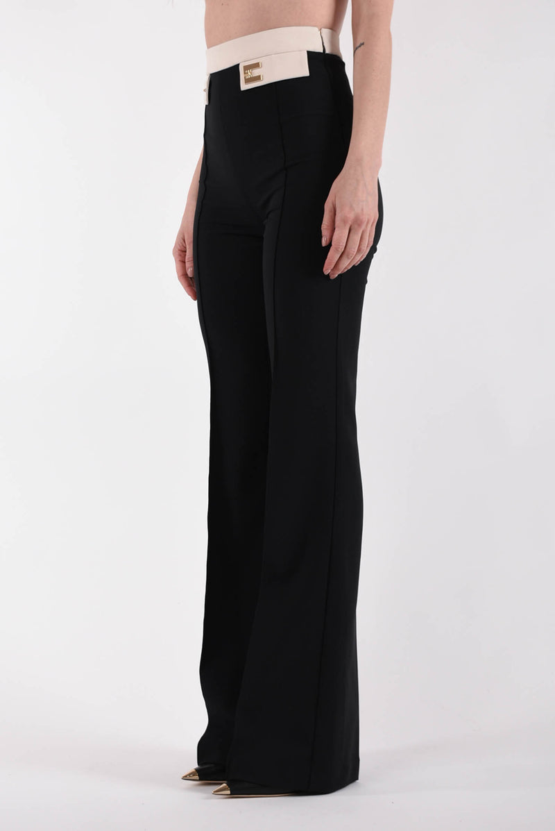ELISABETTA FRANCHI pantaloni a palazzo