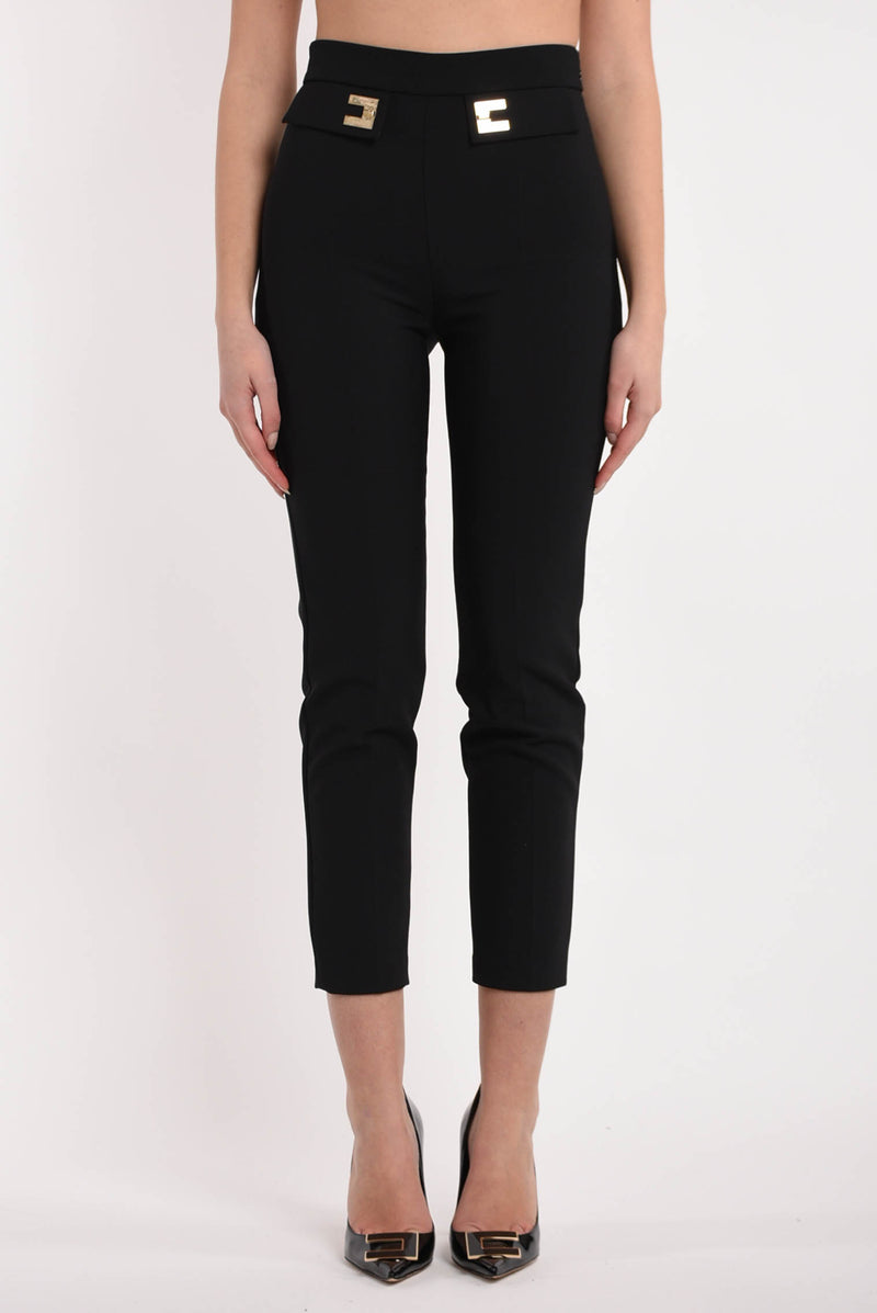 ELISABETTA FRANCHI pantaloni a sigaretta
