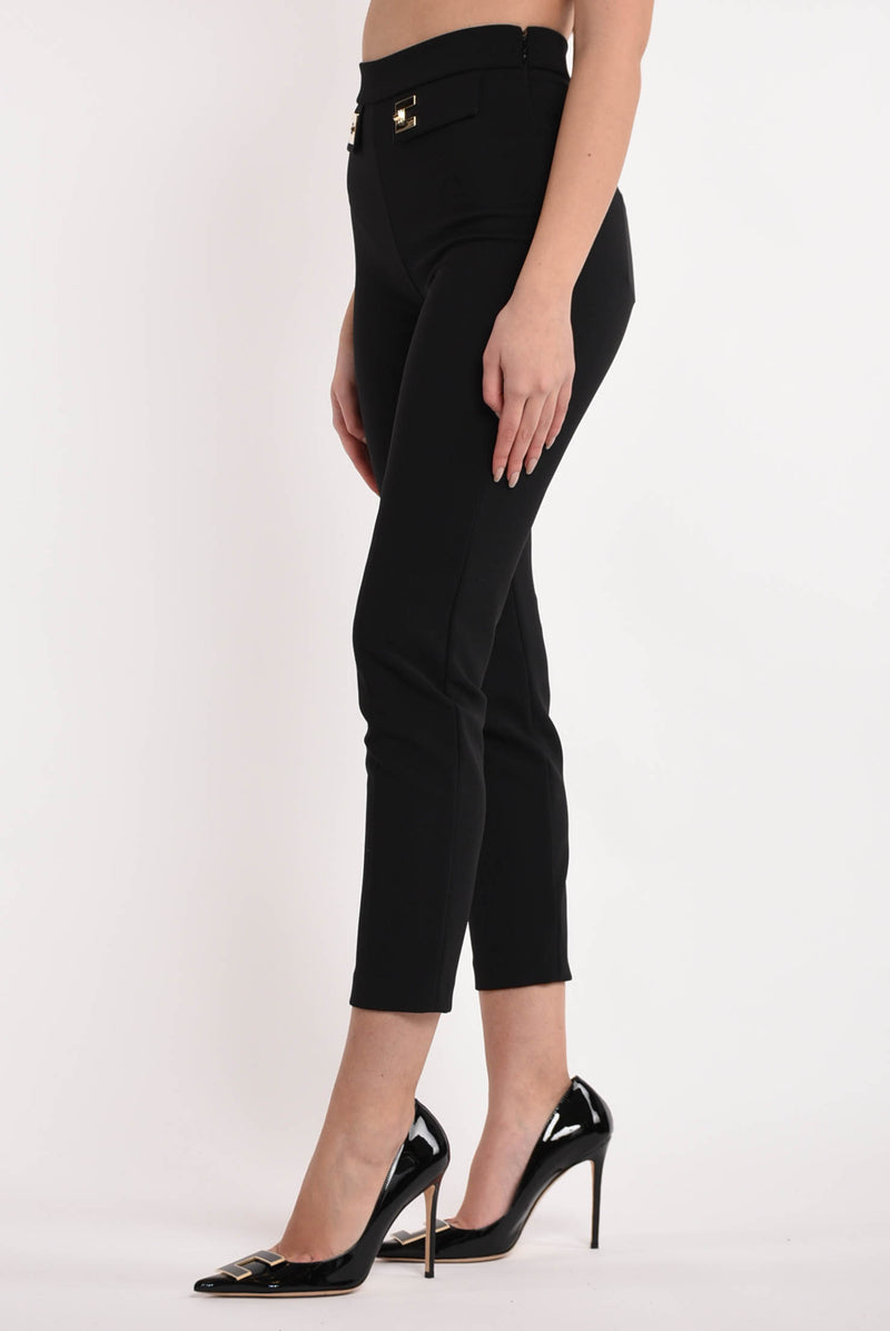 ELISABETTA FRANCHI pantaloni a sigaretta