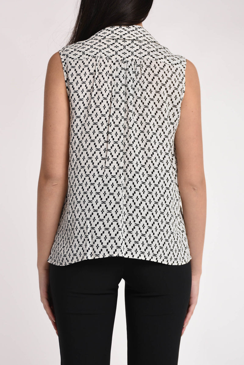 ELISABETTA FRANCHI blusa smanicata