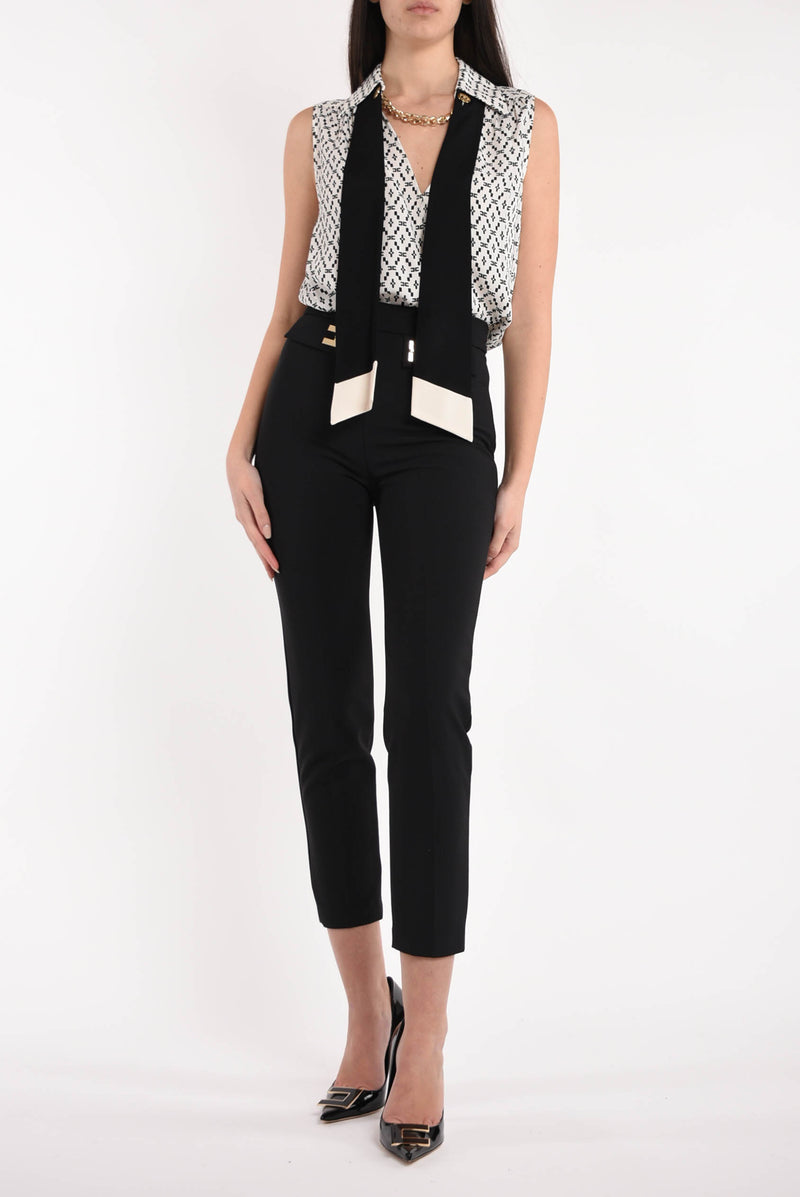 ELISABETTA FRANCHI blusa smanicata