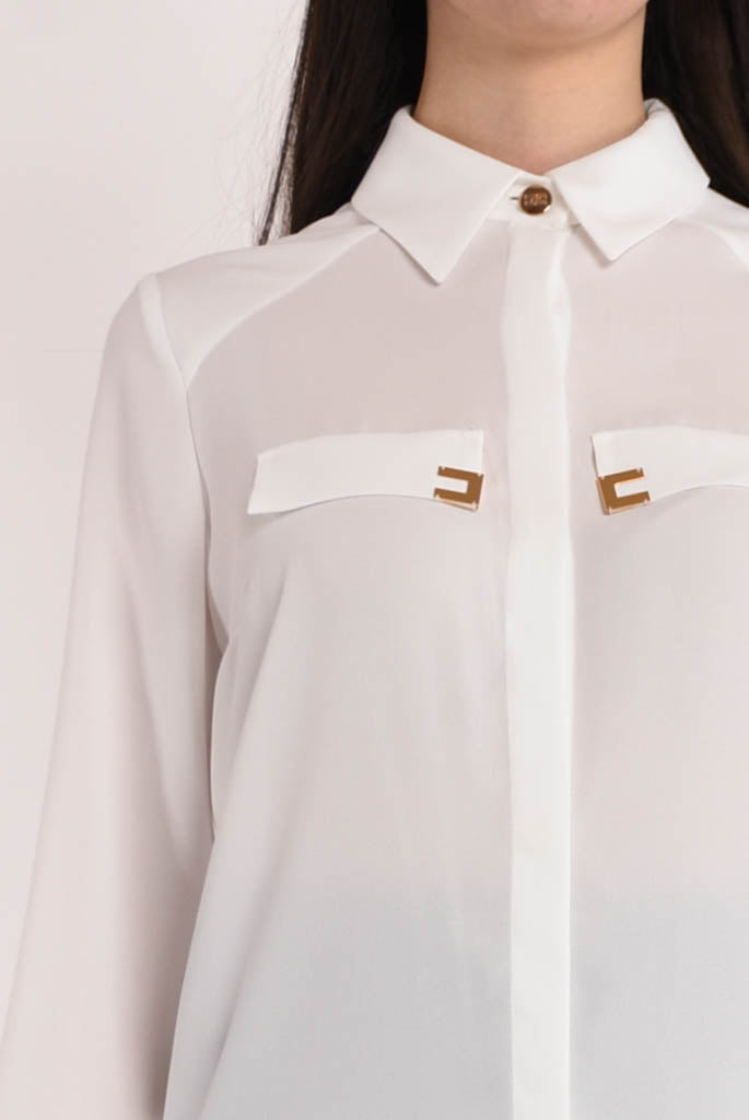 ELISABETTA FRANCHI camicia in georgette