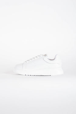 EMPORIO ARMANI Sneakers con logo in pelle