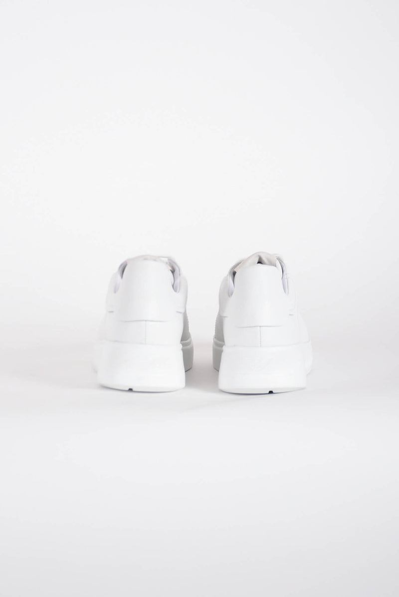 EMPORIO ARMANI Sneakers con logo in pelle