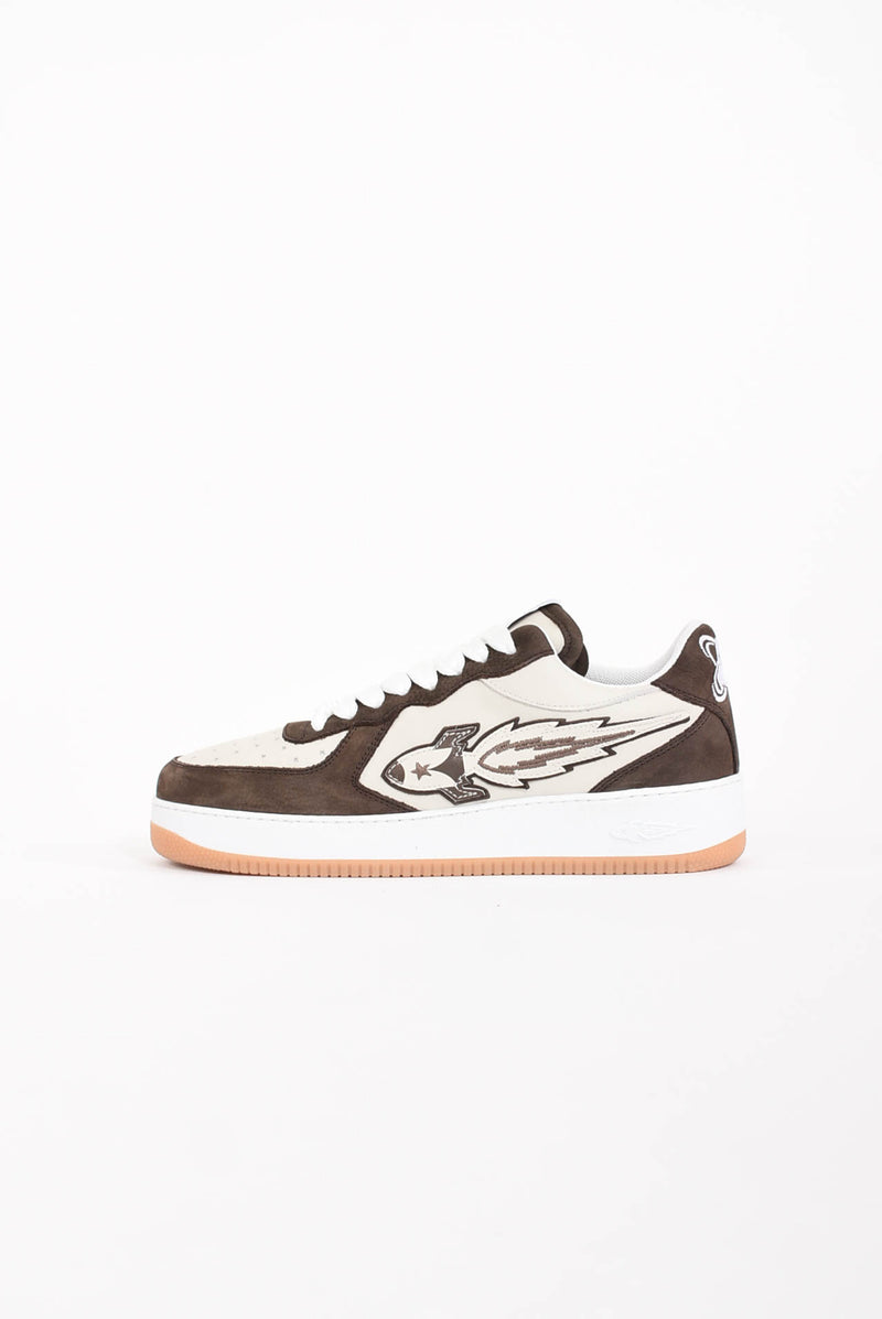 ENTERPRISE JAPAN Rocket sneakers in leather and nubuck