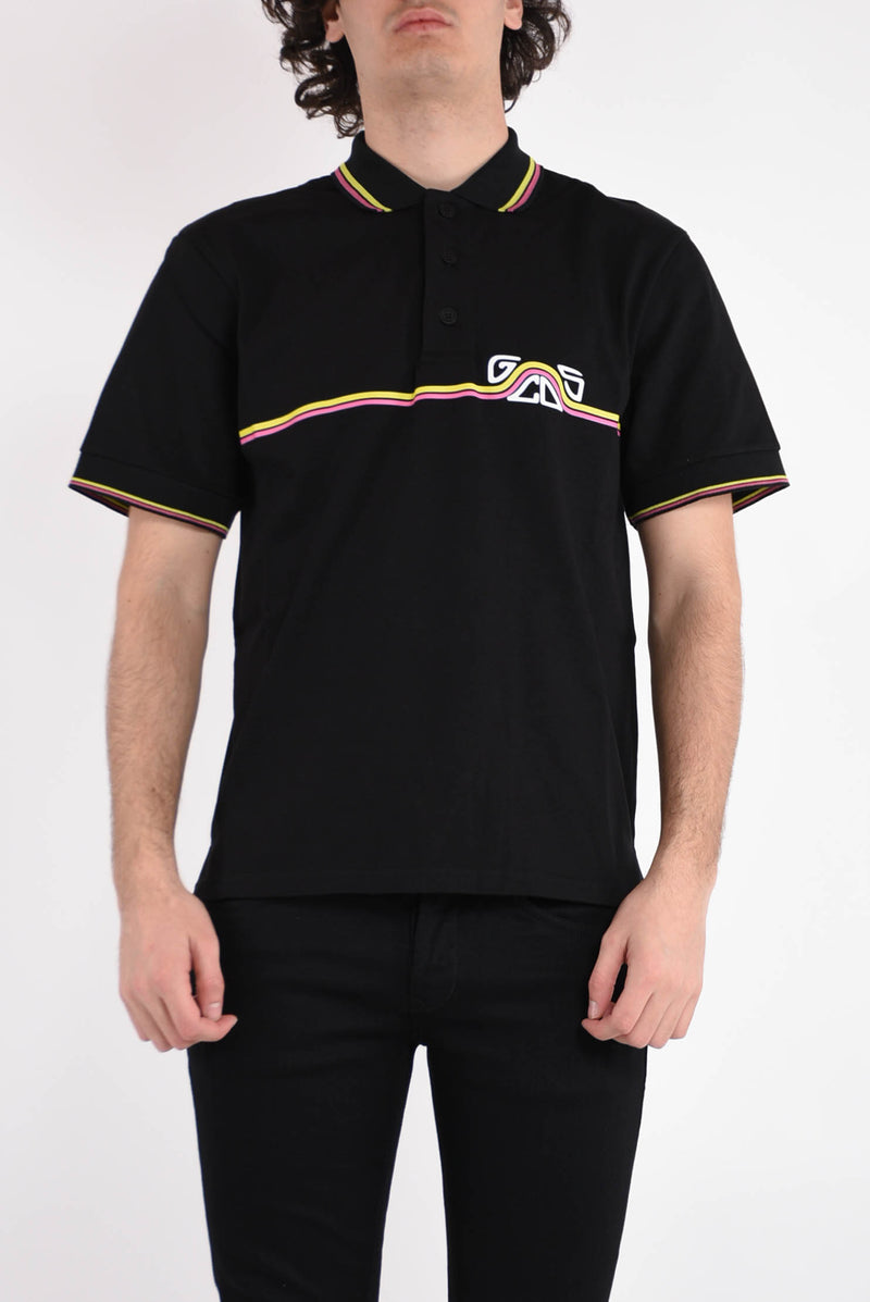 GCDS Polo waved logo
