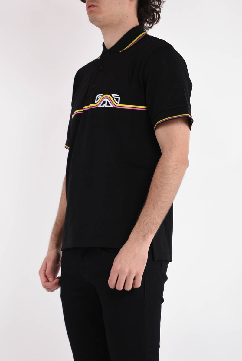 GCDS Polo waved logo