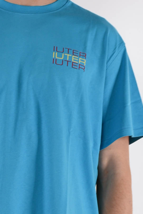 IUTER T-shirt spine skulls in cotone